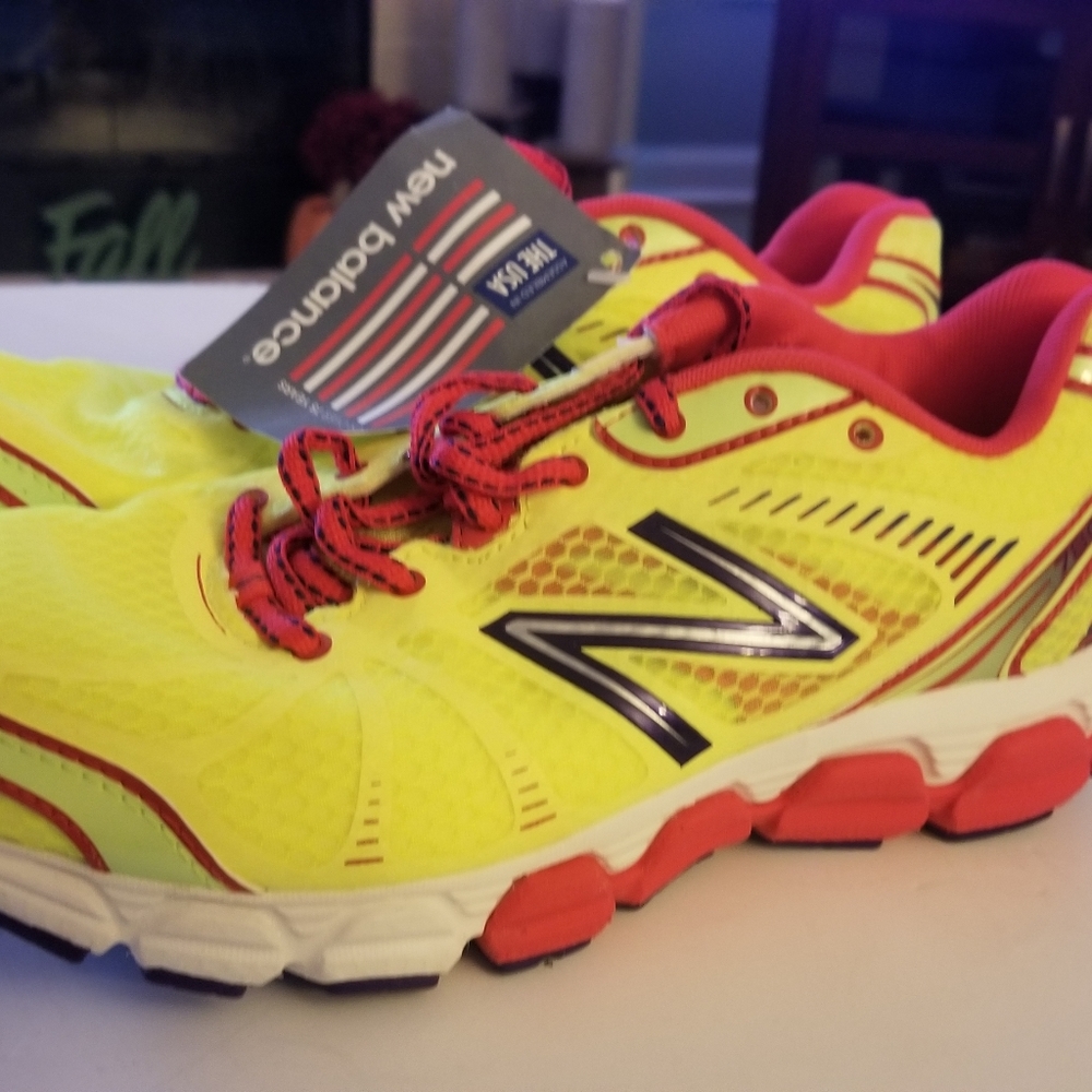 New balance Womens Running 780v4 W780YR4 Lime Yellow/ Red/ Purple Size 9